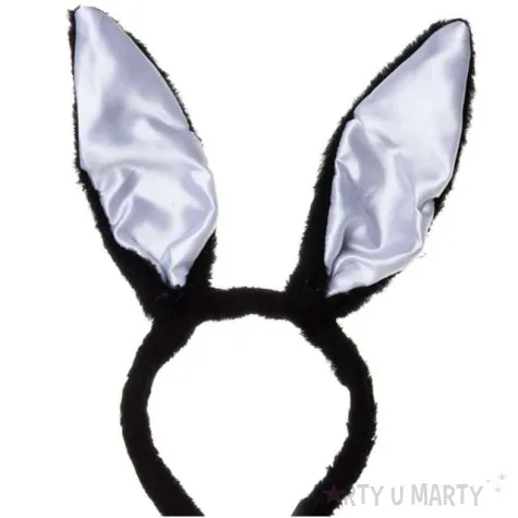 opaska party kroliczek classic czarna czakos