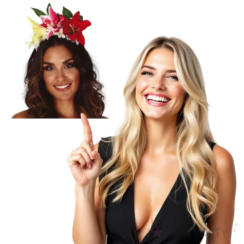 opaska party kwiatowa guirca