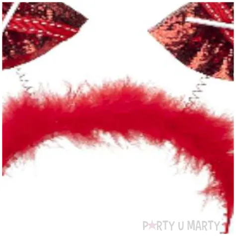 opaska party laleczki talia kart czerwona boland