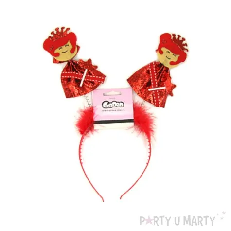 opaska party laleczki talia kart czerwona boland