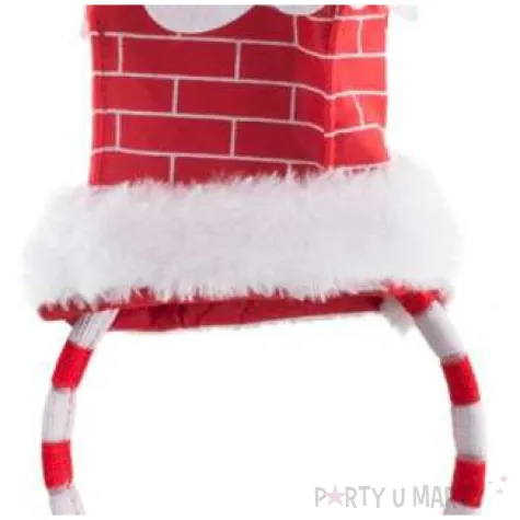 opaska party mikolaj w kominie funny fashion