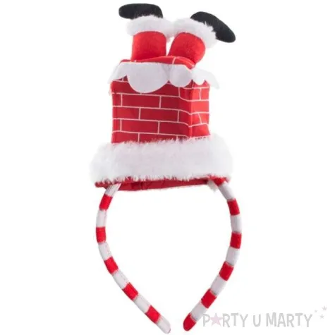 opaska party mikolaj w kominie funny fashion