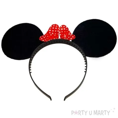 opaska party myszka minnie kokarda kraszek