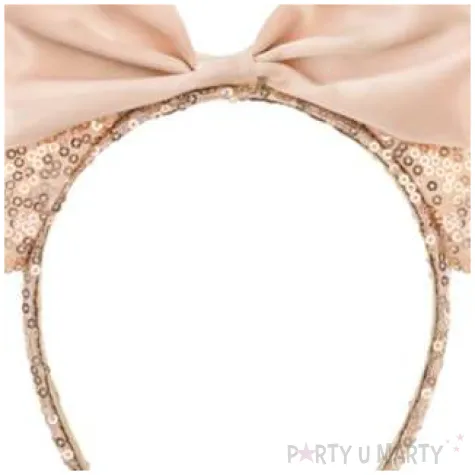 opaska party myszka nude ecru partydeco