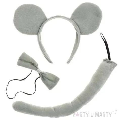 opaska party myszka szara