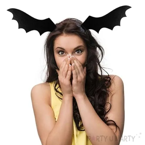 opaska party nietoperz czarna partydeco