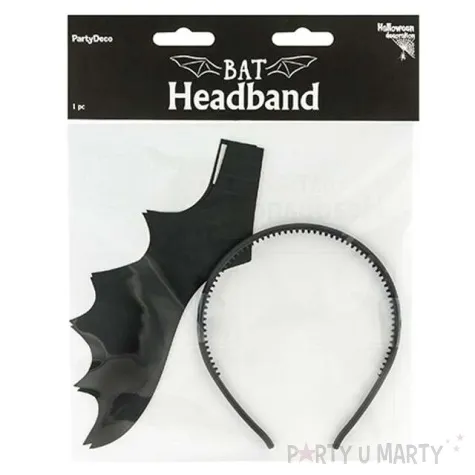 opaska party nietoperz czarna partydeco