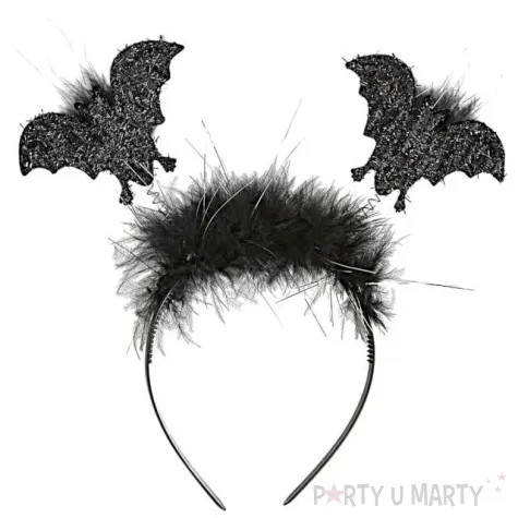 opaska party nietoperze czarna widmann