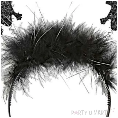 opaska party nietoperze czarna widmann