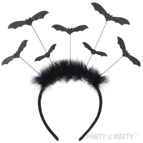 opaska party nietoperze czarny partypal