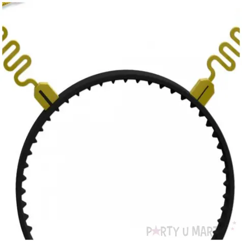 opaska party nowy rok brokatowa liczba 2025 zloty