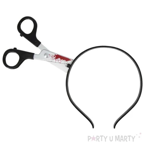 opaska party nozyczki w glowie plastikowy partypal