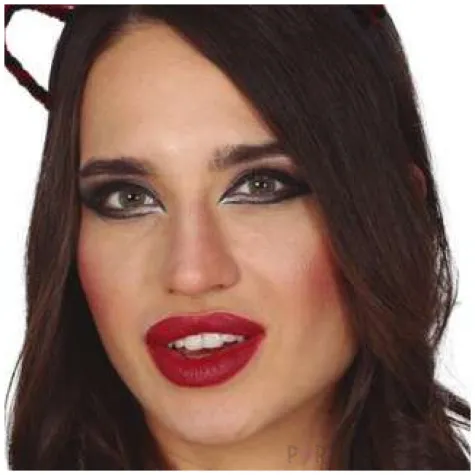 opaska party pajak czarno czerwona guirca