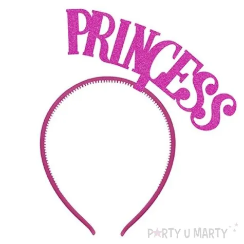 opaska party princess rozowa partydeco