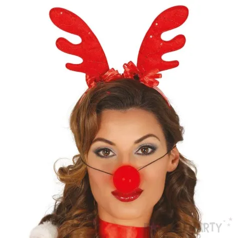 opaska party reniferek i swiecacy nos guirca