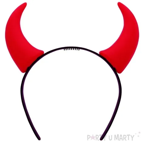 opaska party rogi diabla czerwone godan