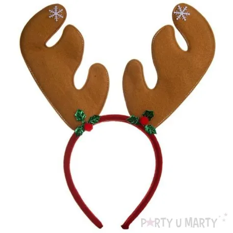 opaska party rogi renifera brazowe czakos