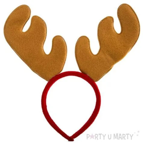 opaska party rogi renifera brazowe czakos