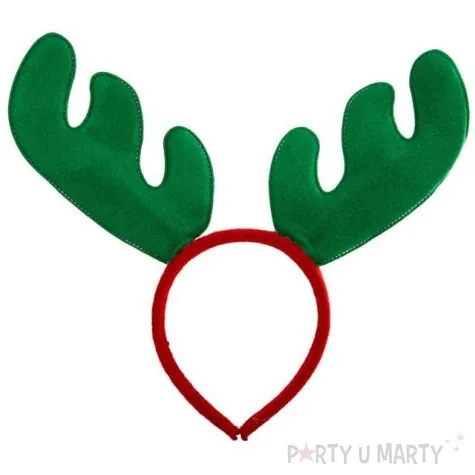 opaska party rogi renifera zielone czakos