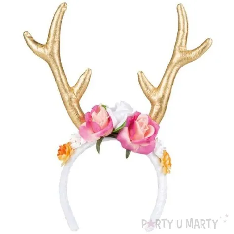 opaska party rogi renifera zlote boland