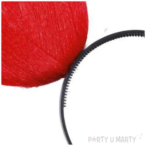 opaska party serce xl czerwona widmann