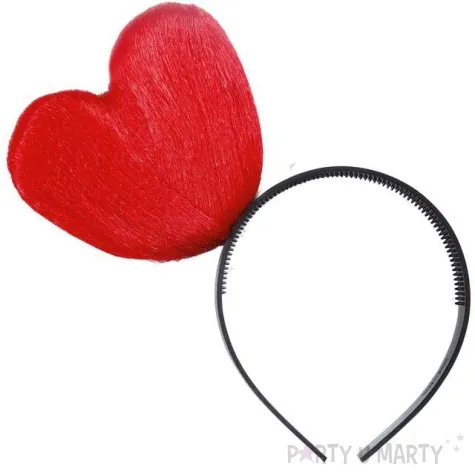 opaska party serce xl czerwona widmann