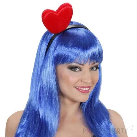 opaska party serce xl czerwona widmann