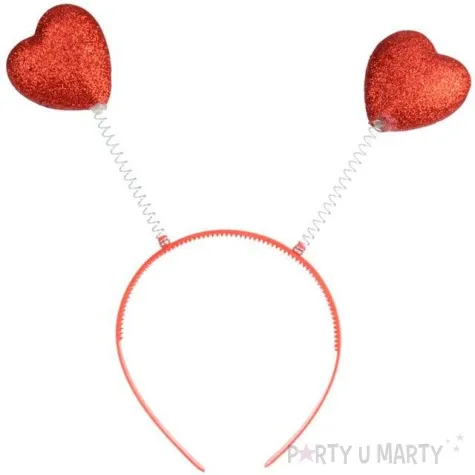 opaska party serduszka brokat arpex