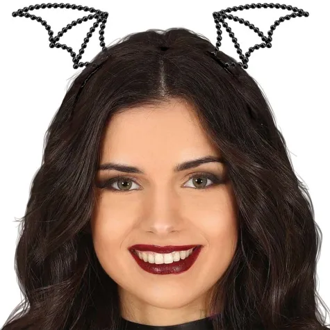 opaska party skrzydla nietoperza czarny guirca