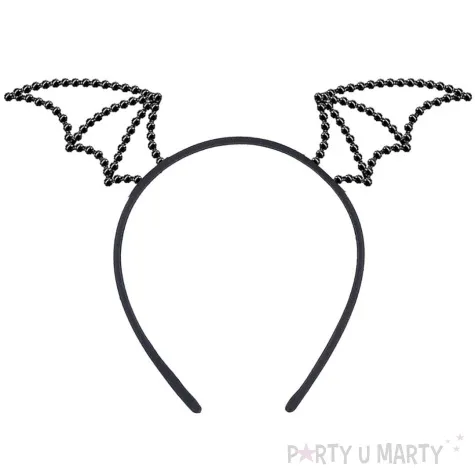 opaska party skrzydla nietoperza czarny guirca