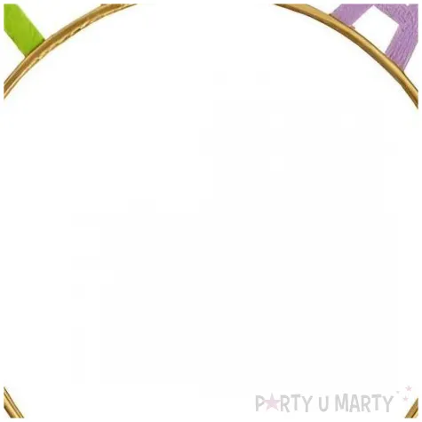 opaska party sto lat metalowa partydeco