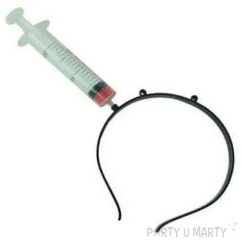 opaska party strzykawka na halloween rozm uniwersalny