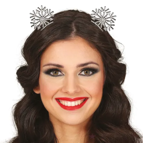 opaska party swiateczne platki sniegu guirca