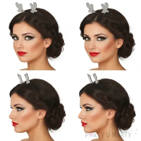 opaska party swiateczne rogi renifera guirca