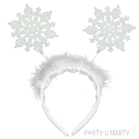 opaska party swiateczne sniezynki arpex