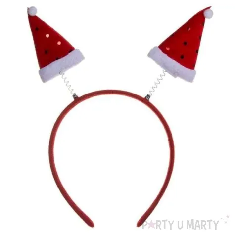 opaska party swieteczne czapeczki z cekinami czakos