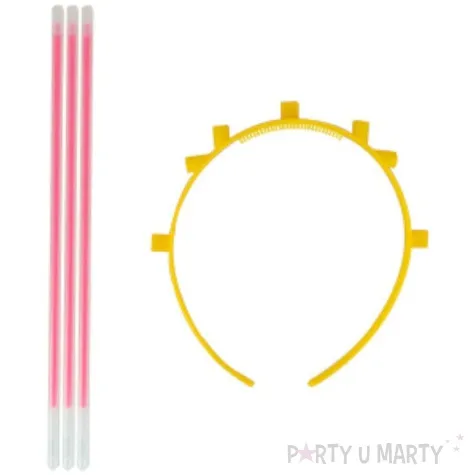 opaska party swietliki neon party zolty arpex