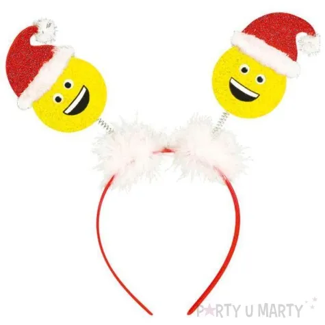 opaska party swiety mikolaj emoji amscan