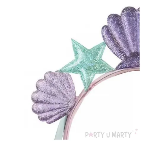 opaska party syrenka muszelki i rozgwiazdy partydeco