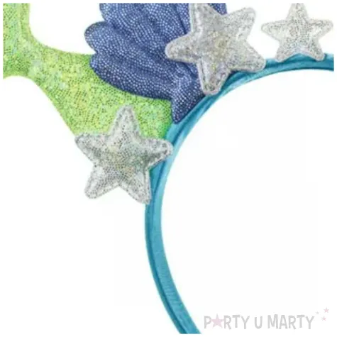 opaska party syrenka ogon muszelka i rozgwiazdy partydeco