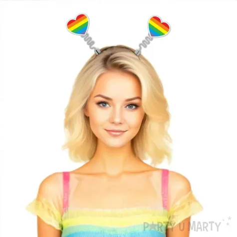 opaska party t czowe serduszka