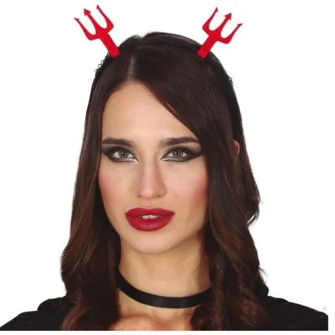 opaska party trojzab diabla czerwone guirca