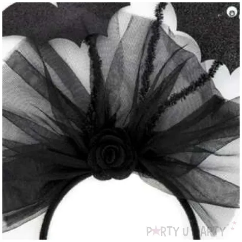 opaska party trzy nietoperze czarna partypal