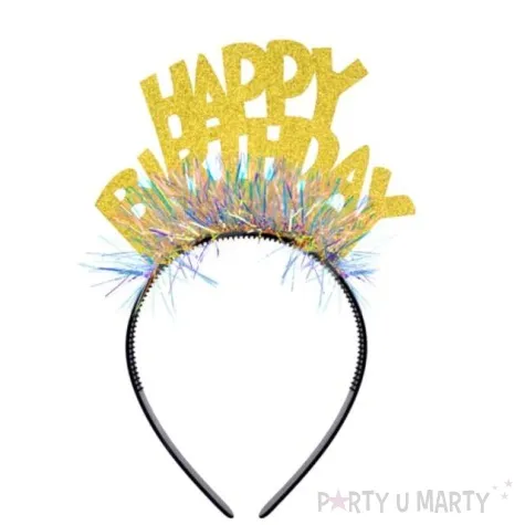 opaska party urodziny happy birthday kolorowa partypal