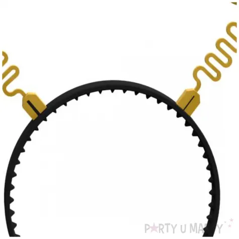 opaska party urodziny liczba 80 zloty