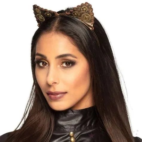 opaska party uszy kota steampunk boland