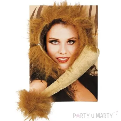 opaska party uszy lwa z ogonem boland