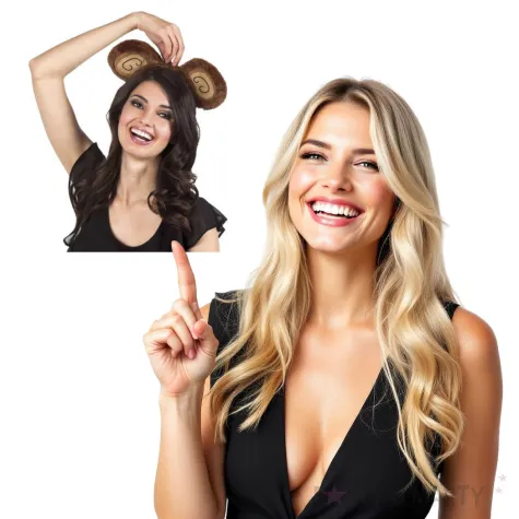 opaska party uszy malpki brazowa boland