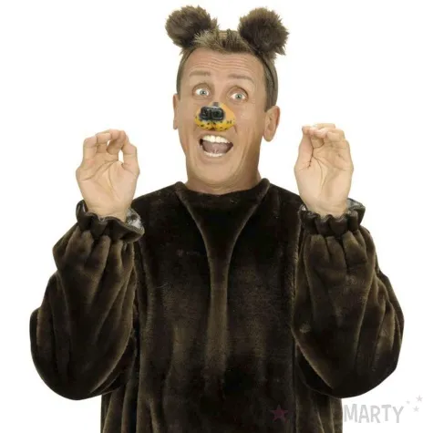 opaska party uszy misia brazowe widmann