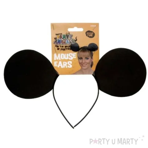 opaska party uszy myszki czarna smiffys